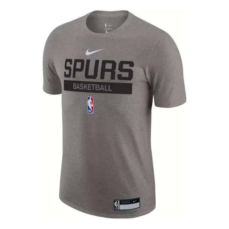 Nike San Antonio Spurs Essential T-Shirt 'Grey' DR6487-063 sold by KicksCrew