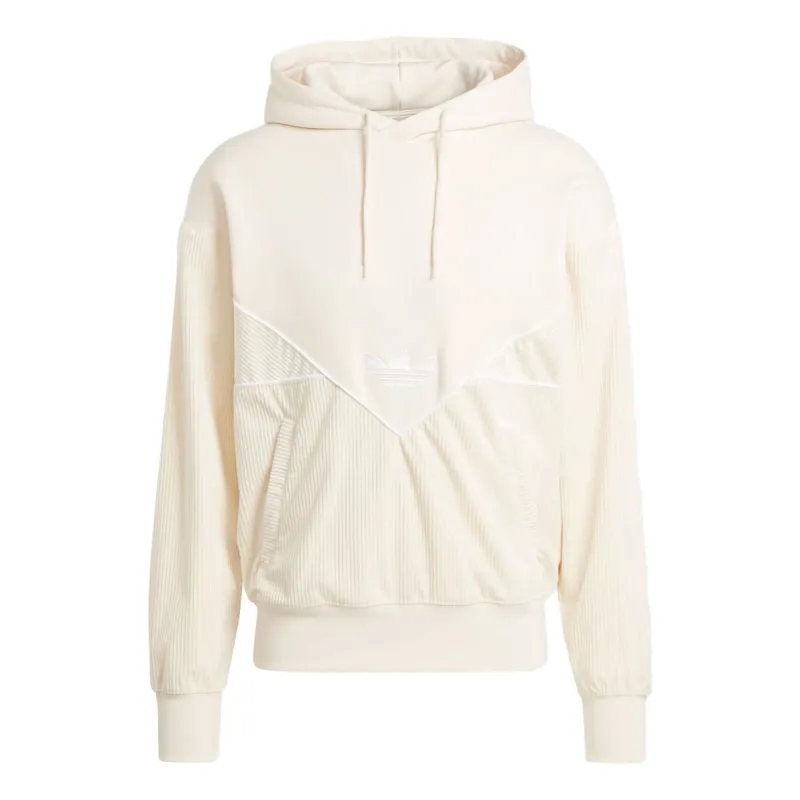 Adidas Originals Adicolor Seasonal Corduroy Hoodie 'Cream White' IM4432 sold by KicksCrew
