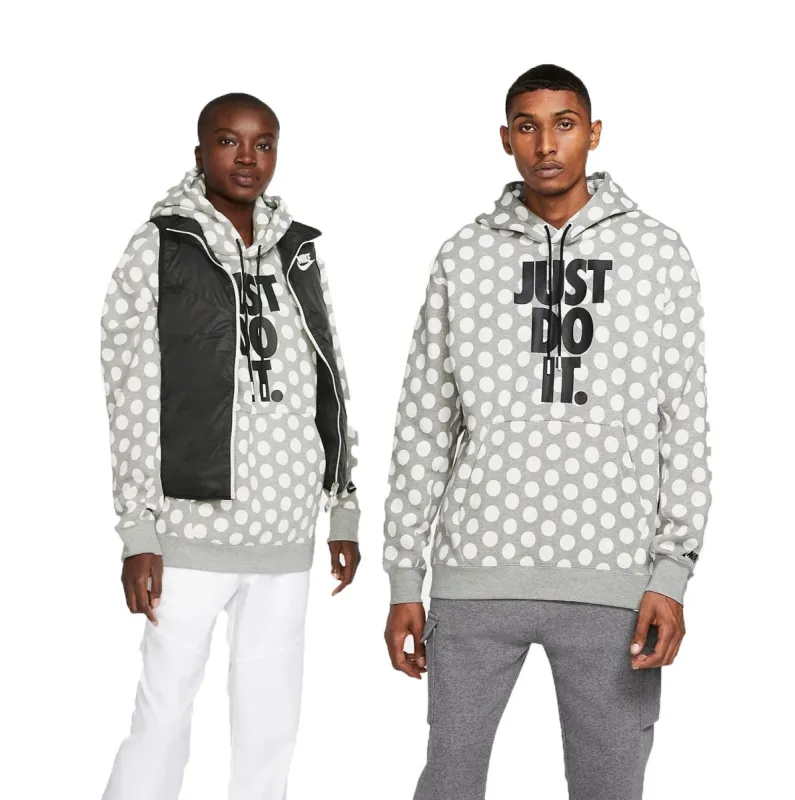 Nike Full Out Dots Hoodie 'Grey White' BV5531-063 sold by KicksCrew