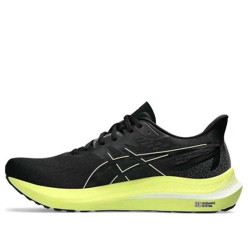 Asics GT-2000 12 Wide 'Black Glow Yellow' 1011B689-003 sold by KicksCrew