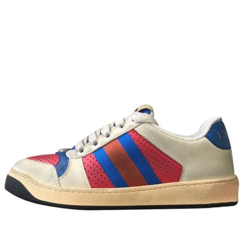 (WMNS) Gucci Screener Leather 'Off White Pink' 570442-0YI20-9570 sold by KicksCrew