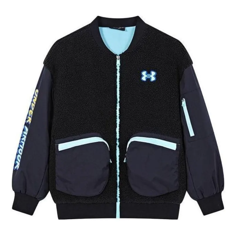 (GS) Under Armour Baseball Pocket Jacket 'Black' 234104722 sold by KicksCrew