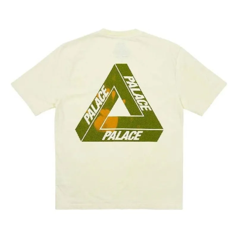 Palace SS23 Reacto Tri-ferg T-Shirt 'Yellow' P24ES034 sold by KicksCrew