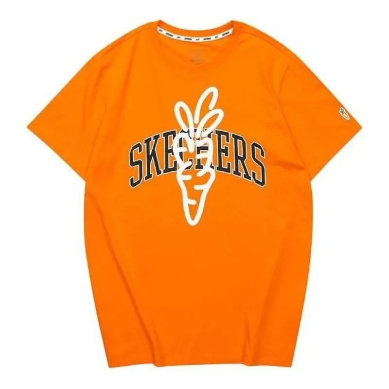 Skechers x Carrots Graphic Tee 'Orange White Black' L222U062-01LP sold by KicksCrew