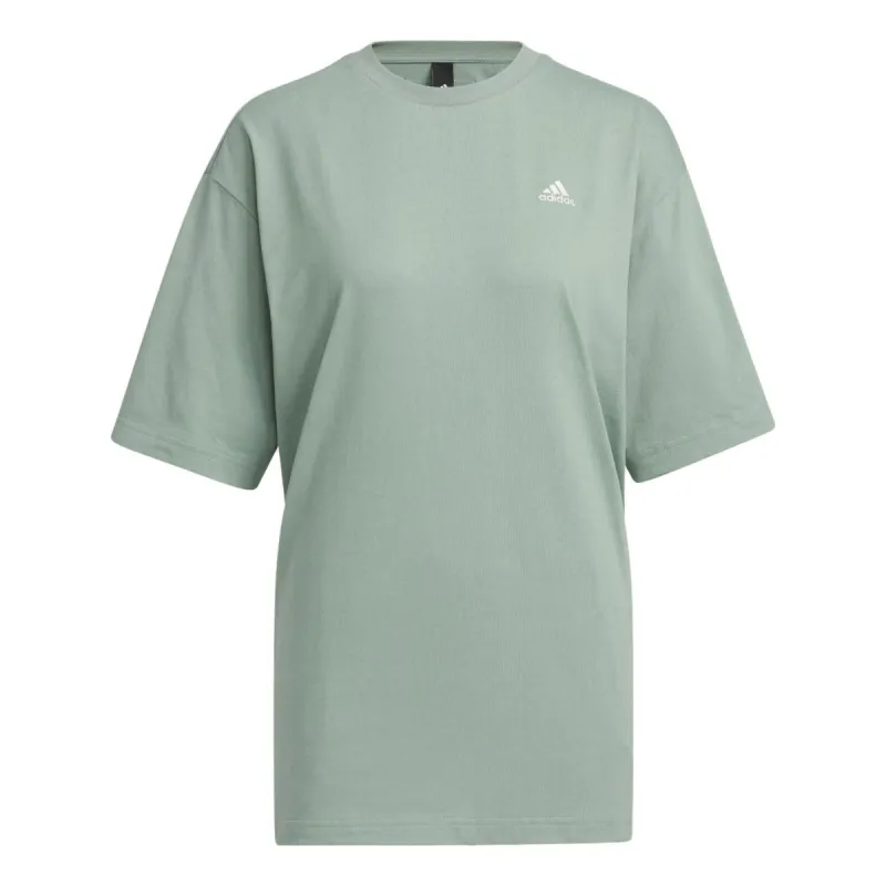 (WMNS) adidas Sportswear Three Stripes T-Shorts 'Green' IS7405 sold by KicksCrew