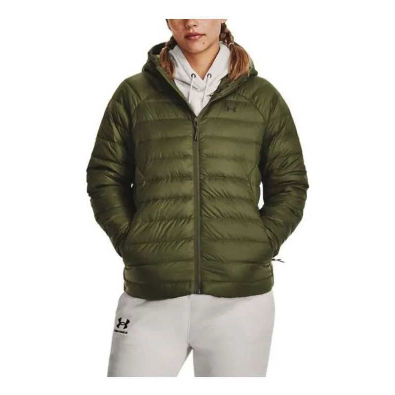 (WMNS) Under Armour Storm Down Jacket 'Green' 1372648-390 sold by KicksCrew
