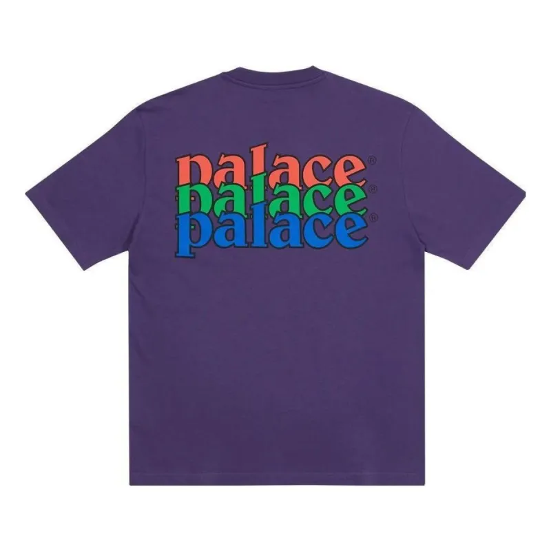 Palace FW22 Quality T-Shirt 'Purple' P23TS129 sold by KicksCrew