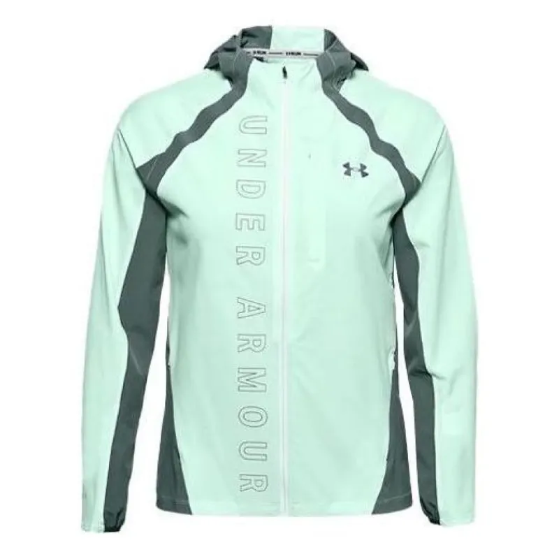 (WMNS) Under Armour Qlifier Storm Jacket 'Mint Green' 1350202-403 sold by KicksCrew