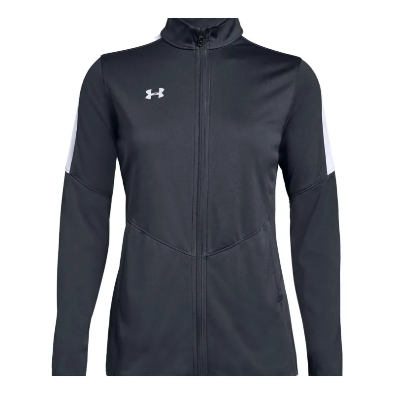 (WMNS) Under Armour Rival Knit Jacket 'Pitch Grey' 1326774-008 sold by KicksCrew