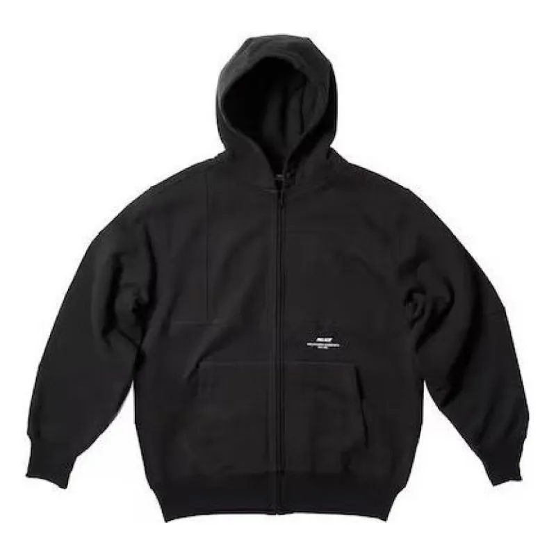 Palace X Engineered Garments FW22 Heavy Patchwork Zip Hood Jacket 'Black' P23CS191 sold by KicksCrew