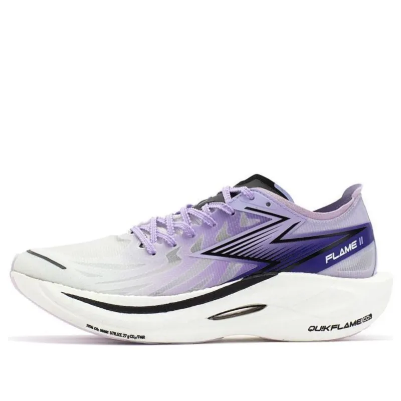 361 Degrees x Qu!k Foam Flying Flame 2 'White Purple' 572312205-3 sold by KicksCrew