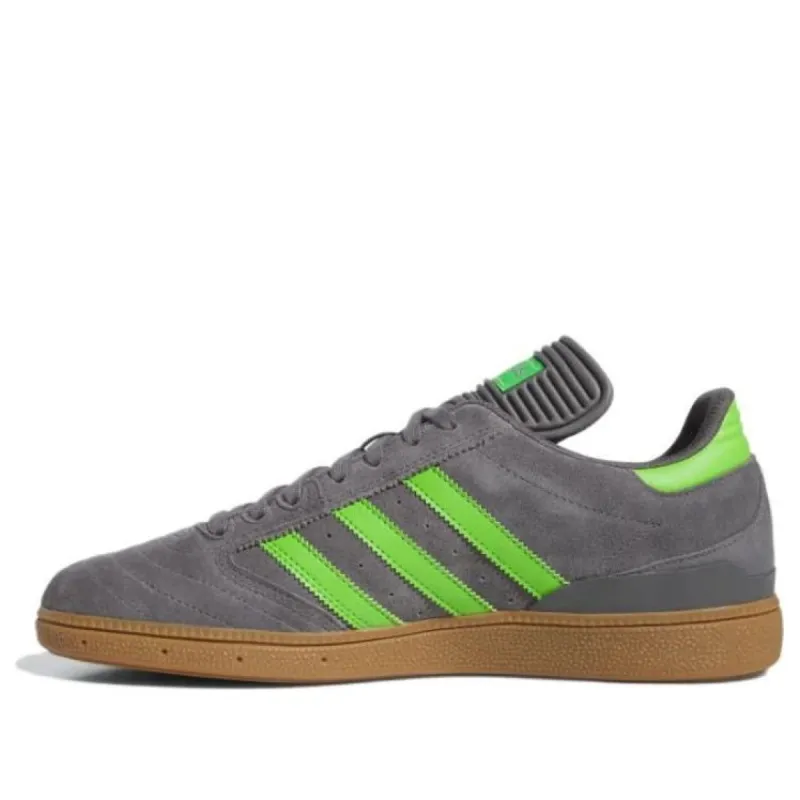 Adidas Busenitz 'Grey Lucid Lime Gum' IE7273 sold by KicksCrew