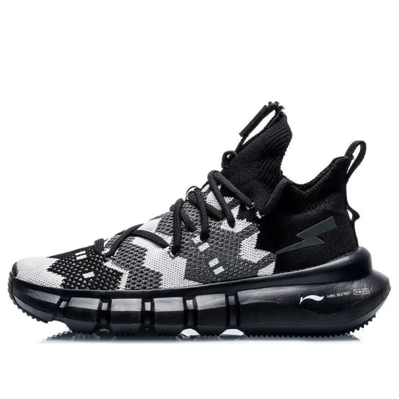 Li-Ning Essence 2.3 x Neil Barret 'Black White' AGBQ128-2 sold by KicksCrew