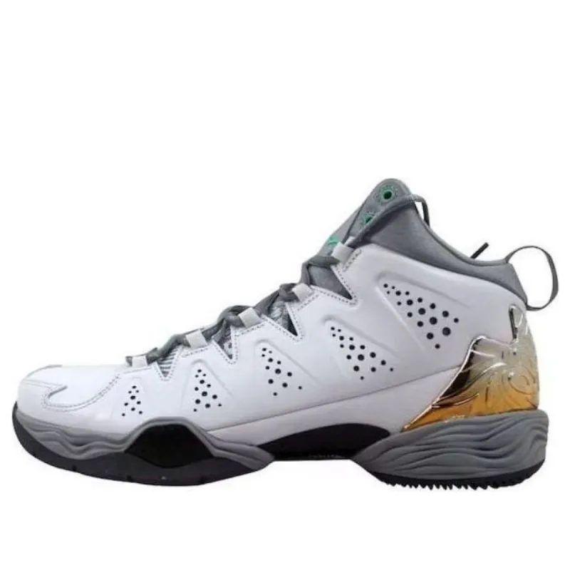 Air Jordan Melo M10 'White Green Glow Wolf Grey' 629876-105 sold by KicksCrew
