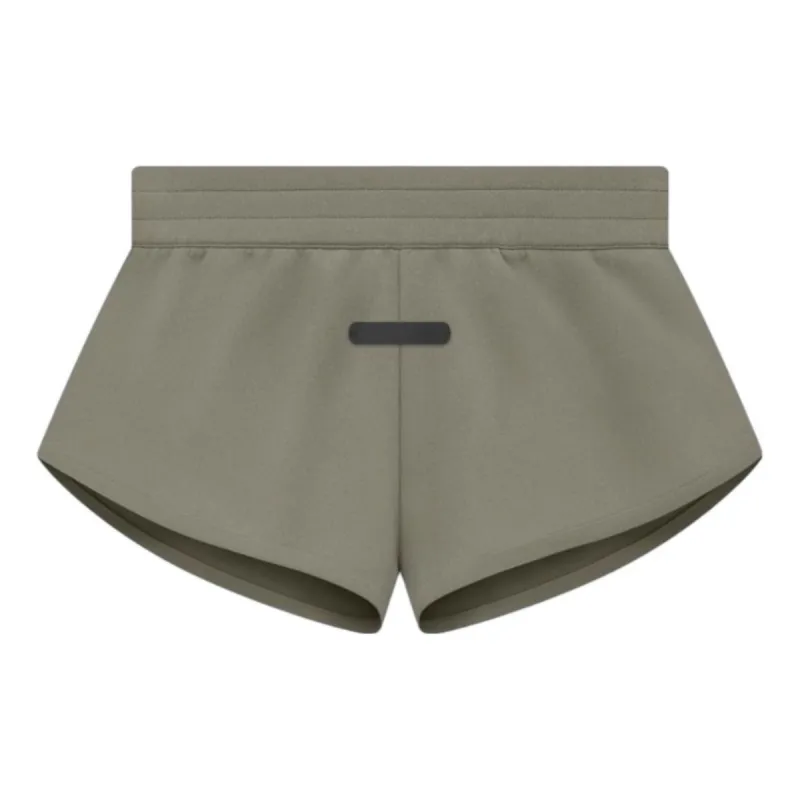 (WMNS) adidas x Fear of God Athletics Suede Fleece Shorts 'Clay' IY0939 sold by KicksCrew