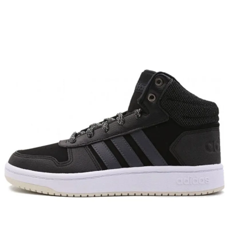 (WMNS) adidas neo Hoops 2.0 'Black' B42110 sold by KicksCrew