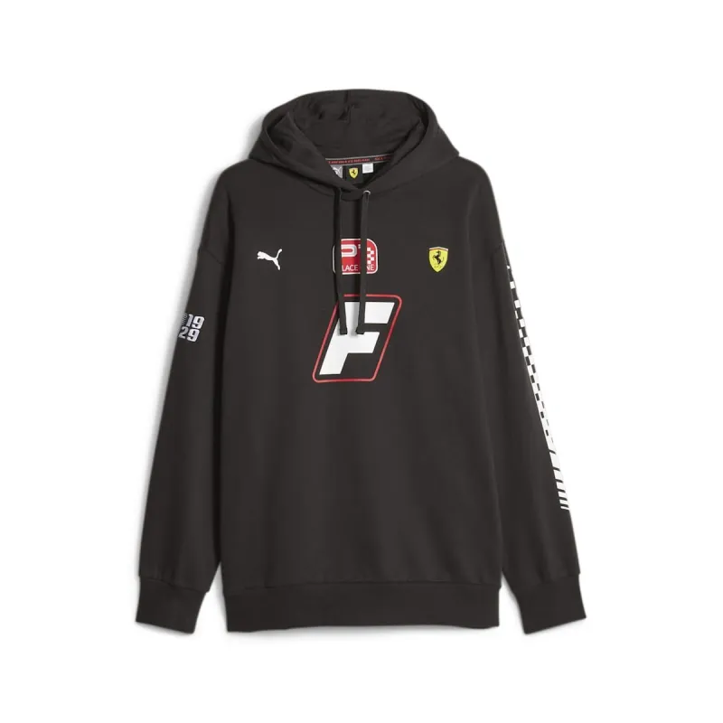 Puma Scuderia Ferrari Race Garage Crew Hoodie 'Black' 621119-01 sold by KicksCrew