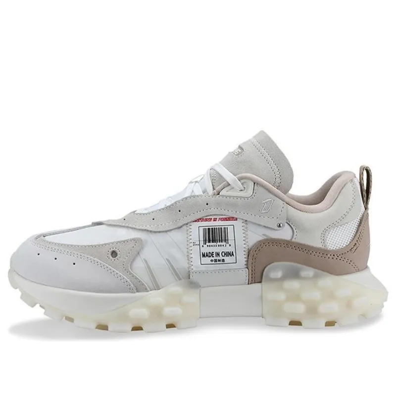 (WMNS) Li-Ning Overload 'White Brown' AZGS034-5 sold by KicksCrew