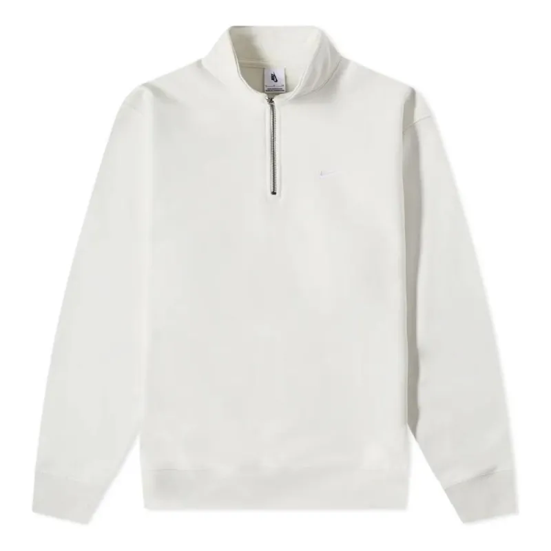 Nike Swoosh Quarter Zip Top Jacket 'White' DQ5209-030 sold by KicksCrew