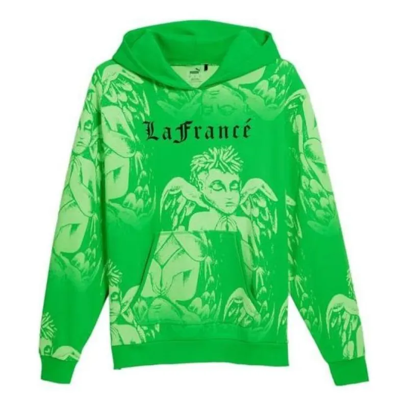 Puma Hoops x LAFRANC Hoodie 'Neon Green' 622821-02 sold by KicksCrew