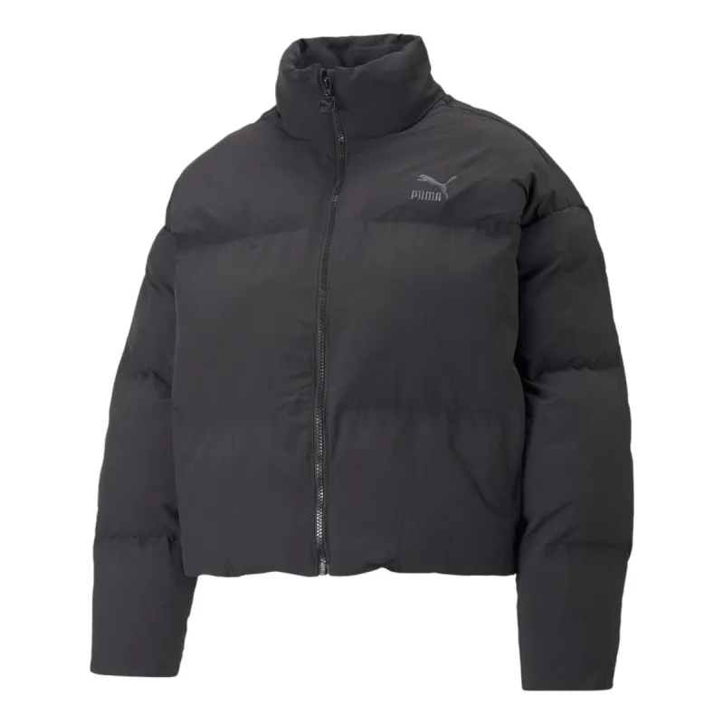 (WMNS) Puma Classics Oversized Puffer Jacket 'Black' 535574-01 sold by KicksCrew