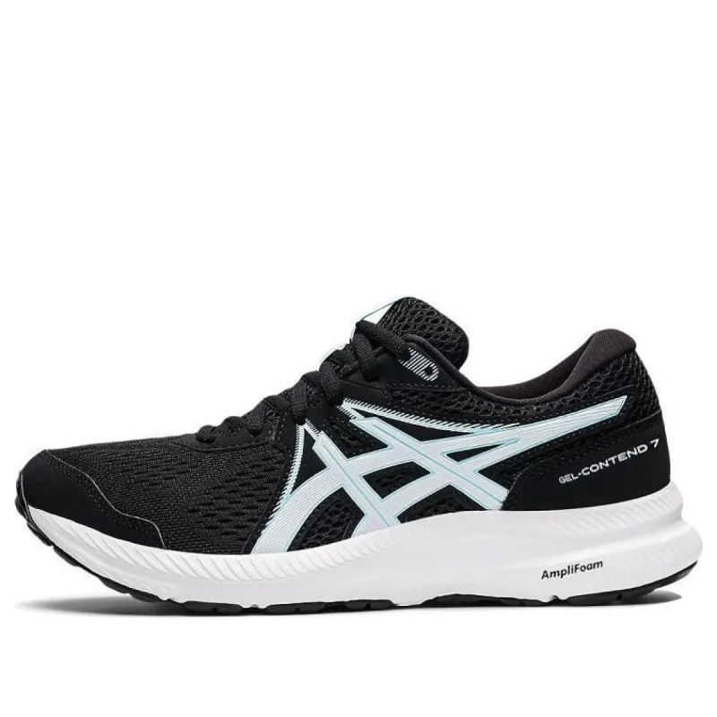 (WMNS) ASICS Gel-Contend 7 'Black Clear Blue' 1012A911-012 sold by KicksCrew