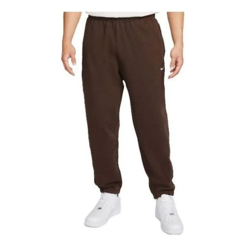 Nike Solo Swoosh Fleece Trousers 'Brown' DX1365-237 sold by KicksCrew