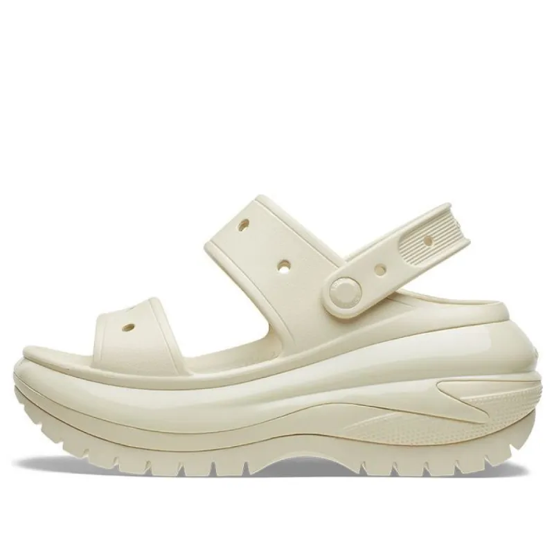 (WMNS) Crocs Mega Crush Sandal 'Bone' 207989-2Y2 sold by KicksCrew