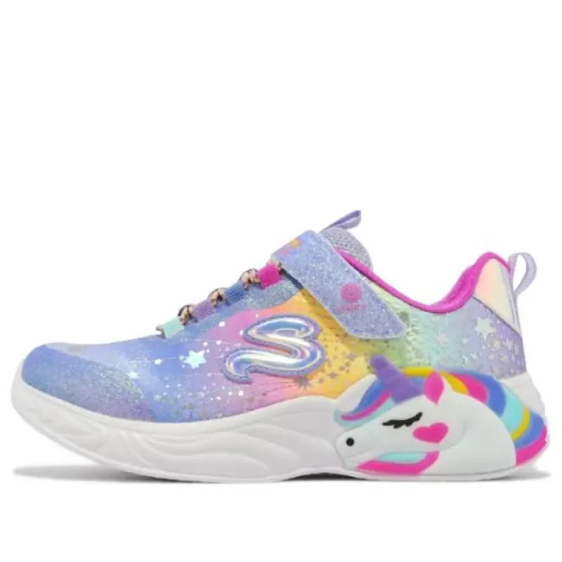 (GS) Skechers S Lights 'Unicorn Dreams - Light Blue Multicolor' 302311-LBLMT sold by KicksCrew