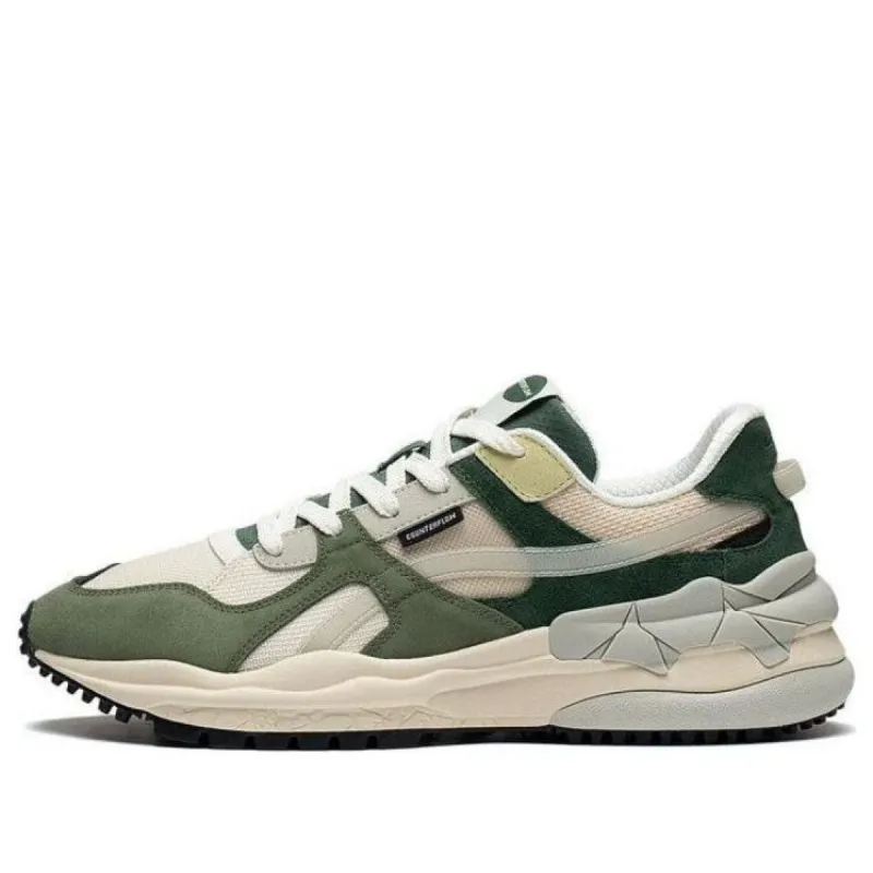 Li-Ning ChengFeng Sport Sneakers 'Beige Green' AGCT171-2 sold by KicksCrew