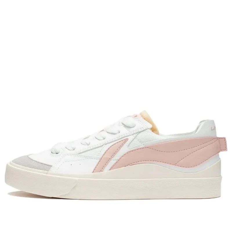 (WMNS) Li-Ning Fashion Skate Shoes 'White Pink' AGCT162-2 sold by KicksCrew