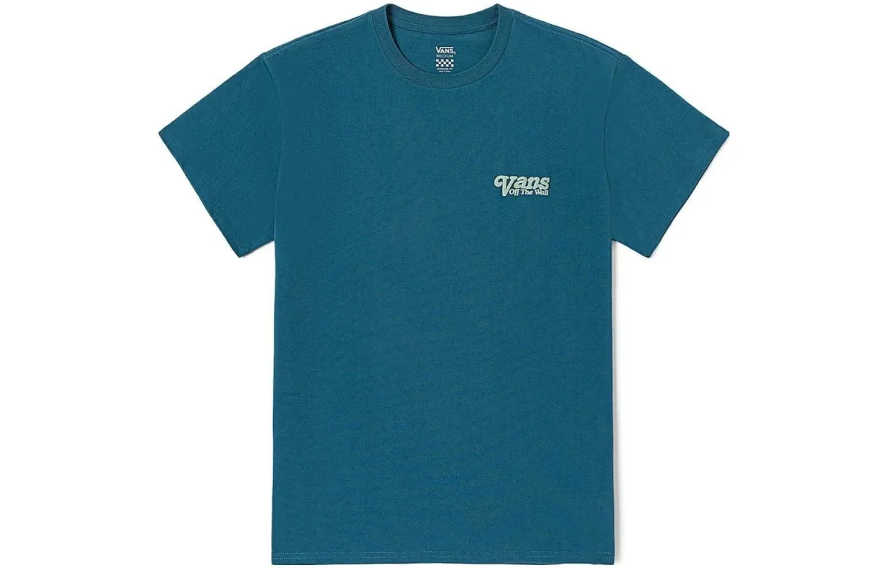 (WMNS) Vans kitten Off The Wall T-shirt 'Blue' VN0008ZJ993 sold by KicksCrew