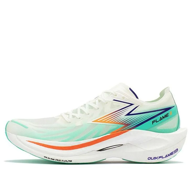 kao！ 361 Degrees x QU!KFOAM Running Shoes 'White Purple' 572012216-5