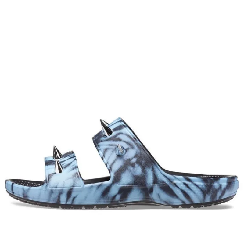 Crocs Classic Rebel Sanda Sandals 'Blue Black' 208338-988 sold by KicksCrew