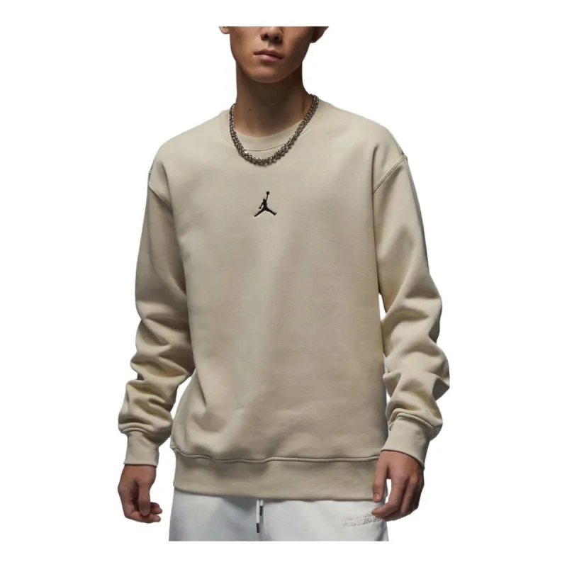 Air Jordan Essentials Logo Sweatshirt 'Sand' FV8451-282 sold by KicksCrew