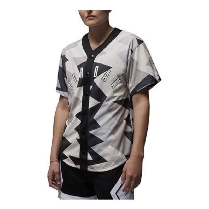 Air Jordan Essentials Jersey Top 'White Black' FB7339-200 sold by KicksCrew