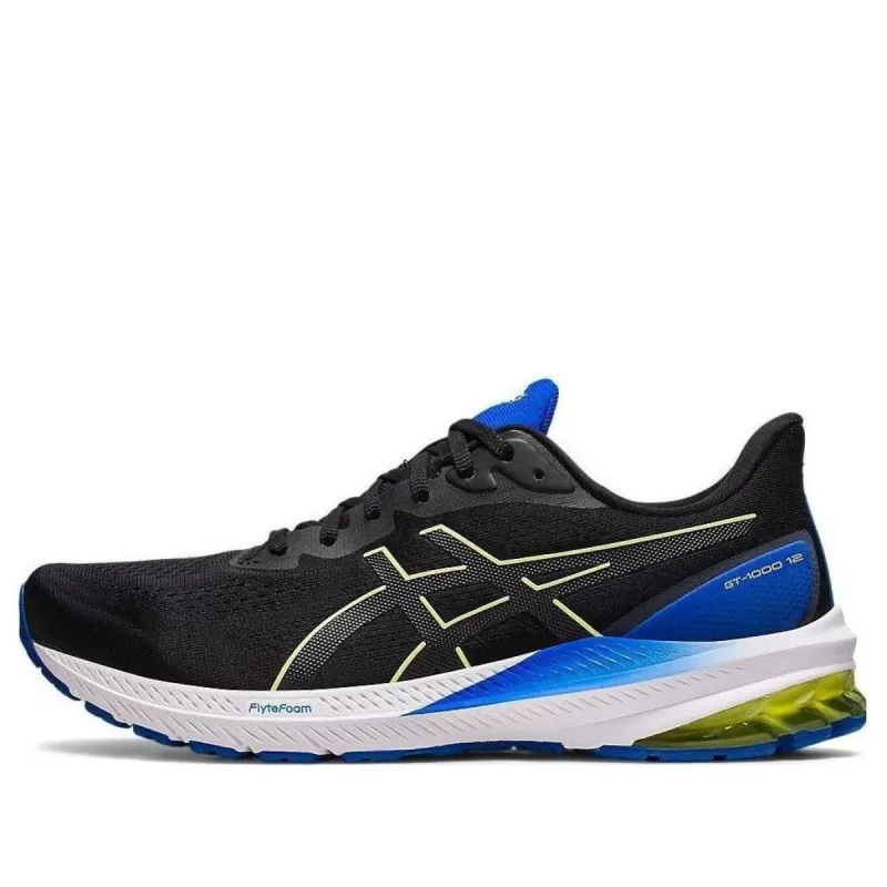ASICS GT-1000 12 Wide 'Black Glow Yellow' 1011B634-002 sold by KicksCrew