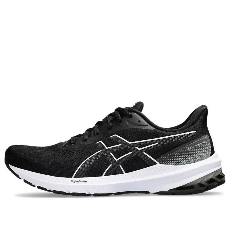 ASICS GT-1000 12 Wide 'Black White' 1011B634-004 sold by KicksCrew