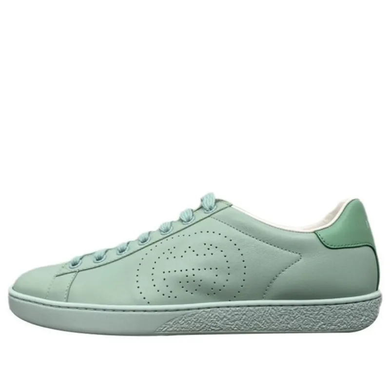 (WMNS) Gucci Ace 'Interlocking G - Water Green' 598527-AYO70-3961 sold by KicksCrew