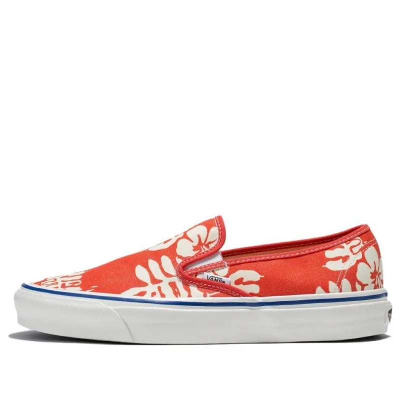 Vans Slip-On 48 Deck DX 'OG Floral Orange' VN0005UPORA1 sold by KicksCrew