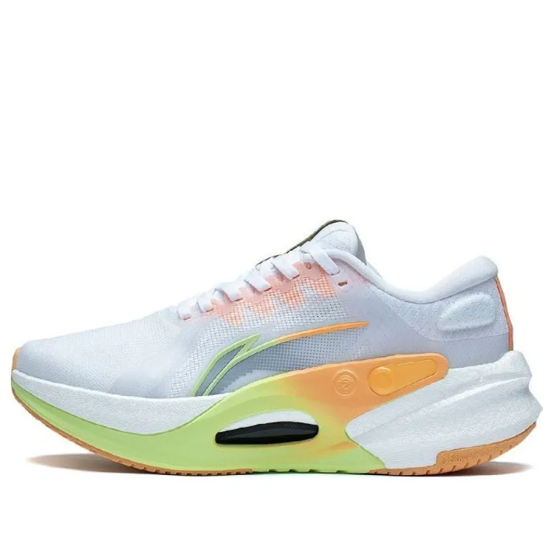 (WMNS) Li-Ning Furious Rider 7 'White Green Orange' ARZT004-5 sold by KicksCrew