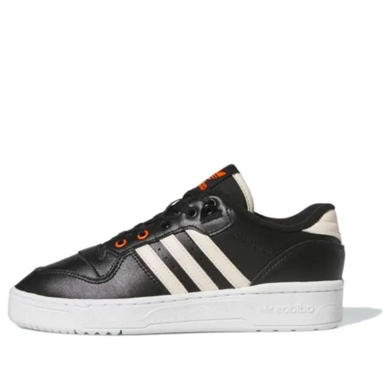 (WMNS) Adidas Rivalry Low 'Black Impact Orange' IE7284 sold by KicksCrew