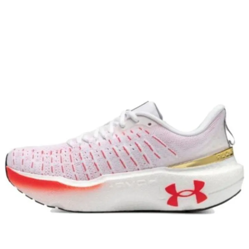 (WMNS) Under Armour HOVR Infinite Elite Shoes 'White Metallic Gold' 3027199-101 sold by KicksCrew