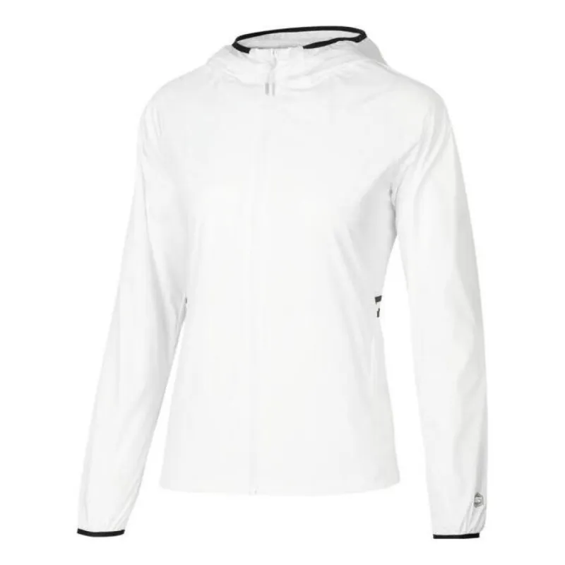 (WMNS) Skechers Sport Full Zip Jacket 'White Black' P322W009-0019 sold by KicksCrew