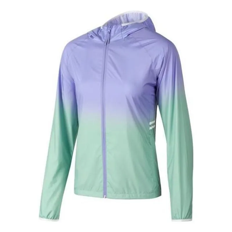 (WMNS) Skechers Full Zip Jacket 'Green Purple' P322W009-02DJ sold by KicksCrew