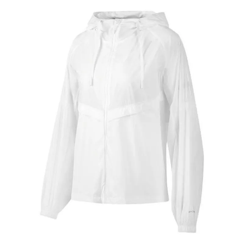 (WMNS) Skechers Sport Hooded Jacket 'White' P223W022-0019 sold by KicksCrew