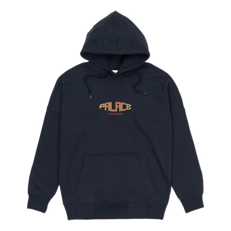 Palace Spaced Logo Drop Shoulder Hoodie 'Navy' P22CS121 sold by KicksCrew