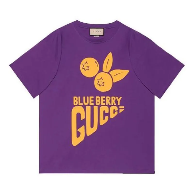 Gucci Cherry T-Shirt 'Purple Yellow' 616036-XJDWE-5661 sold by KicksCrew