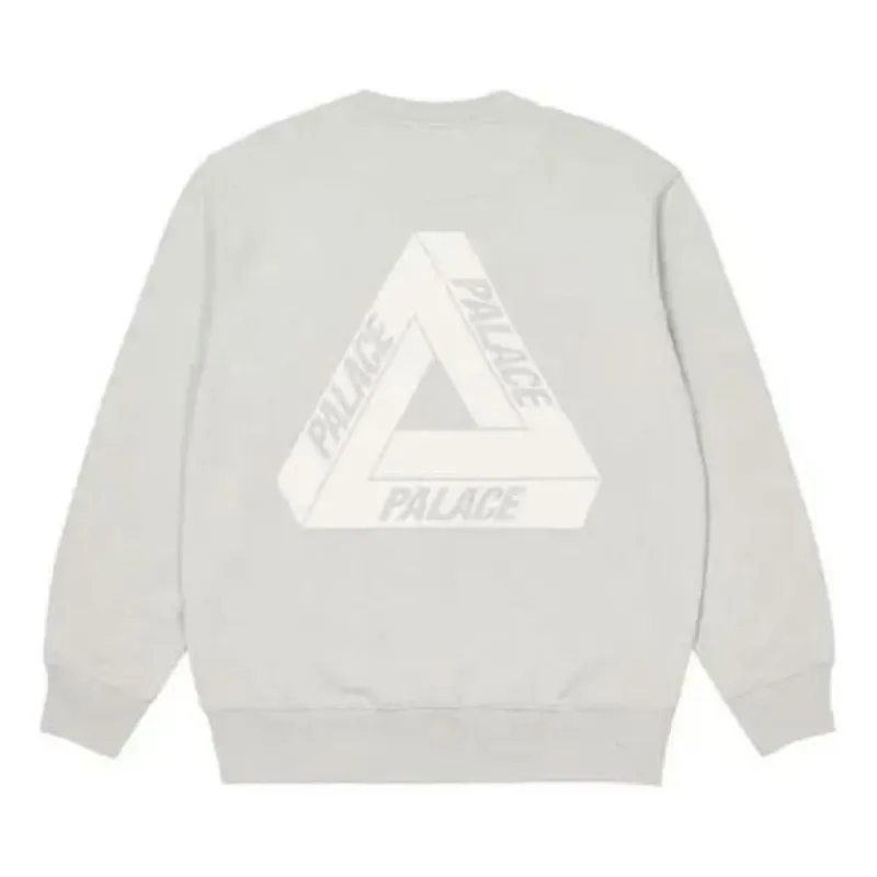 Palace FW21 Slub Crew 'Grey' P21CS068 sold by KicksCrew
