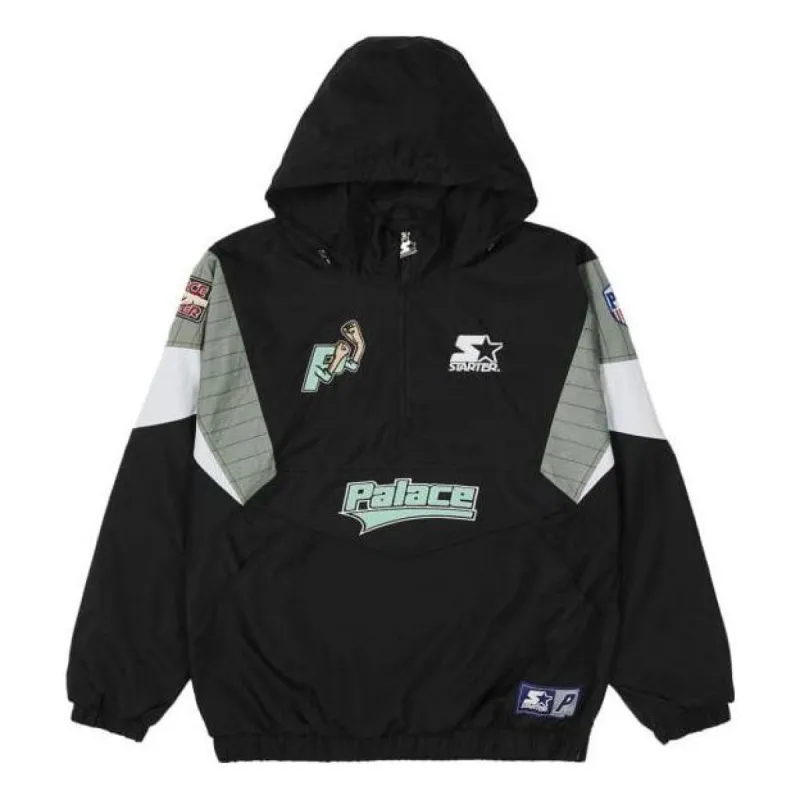 Palace X Starter Breakaway Jacket 'Black' PAL-SS22-107 sold by KicksCrew